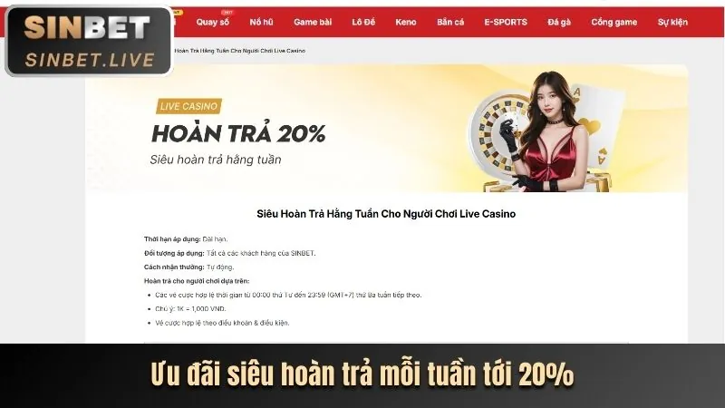 Thưởng nạp lại hàng ngày 58vin